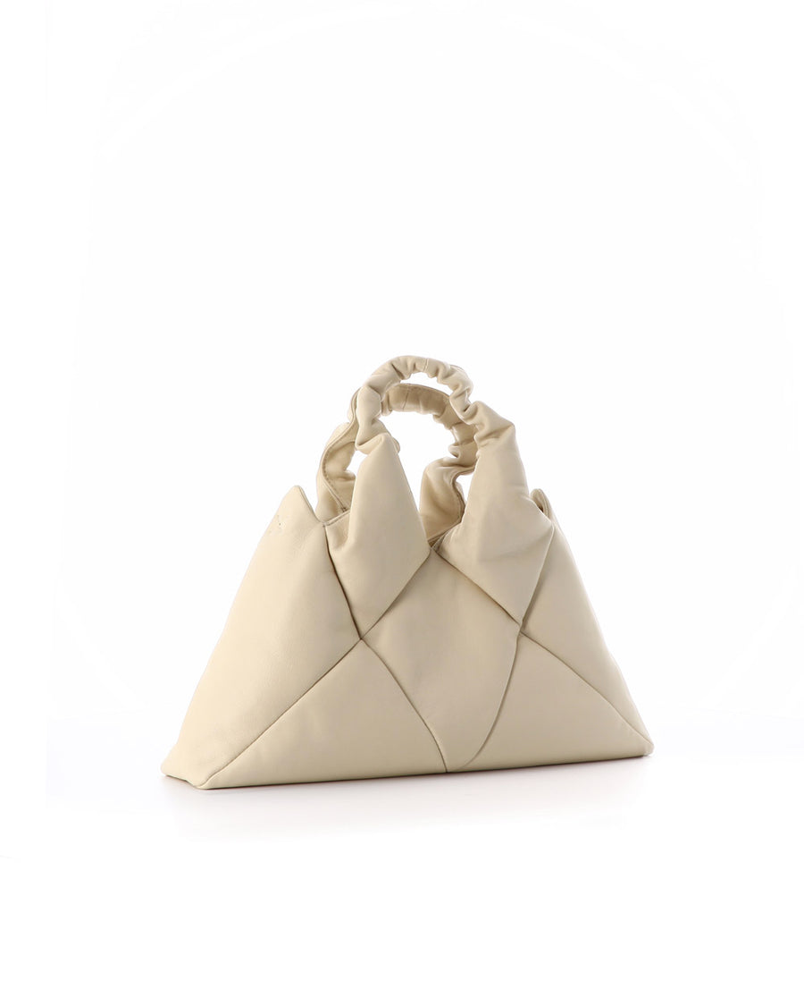 RECO handbag DIDI crafted from white paneled leather perfect gift for mother or wife with original design